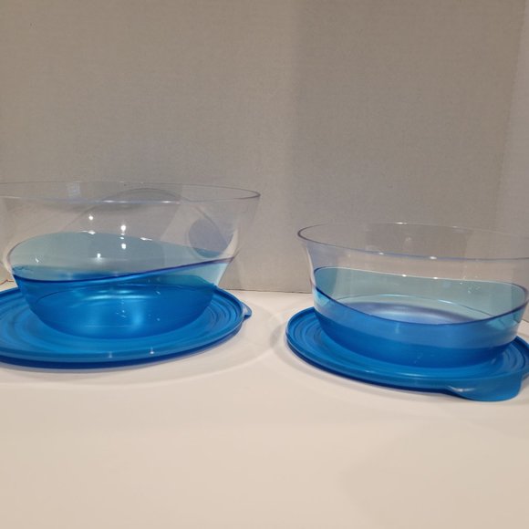 Tupperware Sheerly Elegant 2-PC. Set-NWOT - Picture 4 of 5